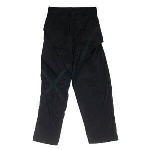 A Cold Wall Pants Size Small Black Nylon Cross Taped Technical Tactical Gorpy